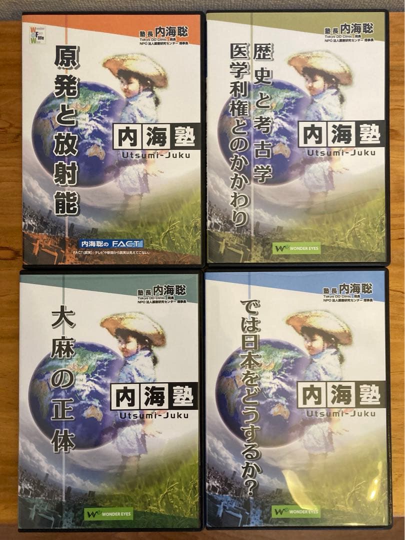 内海聡 内海塾DVD14枚 ワンダーアイズ