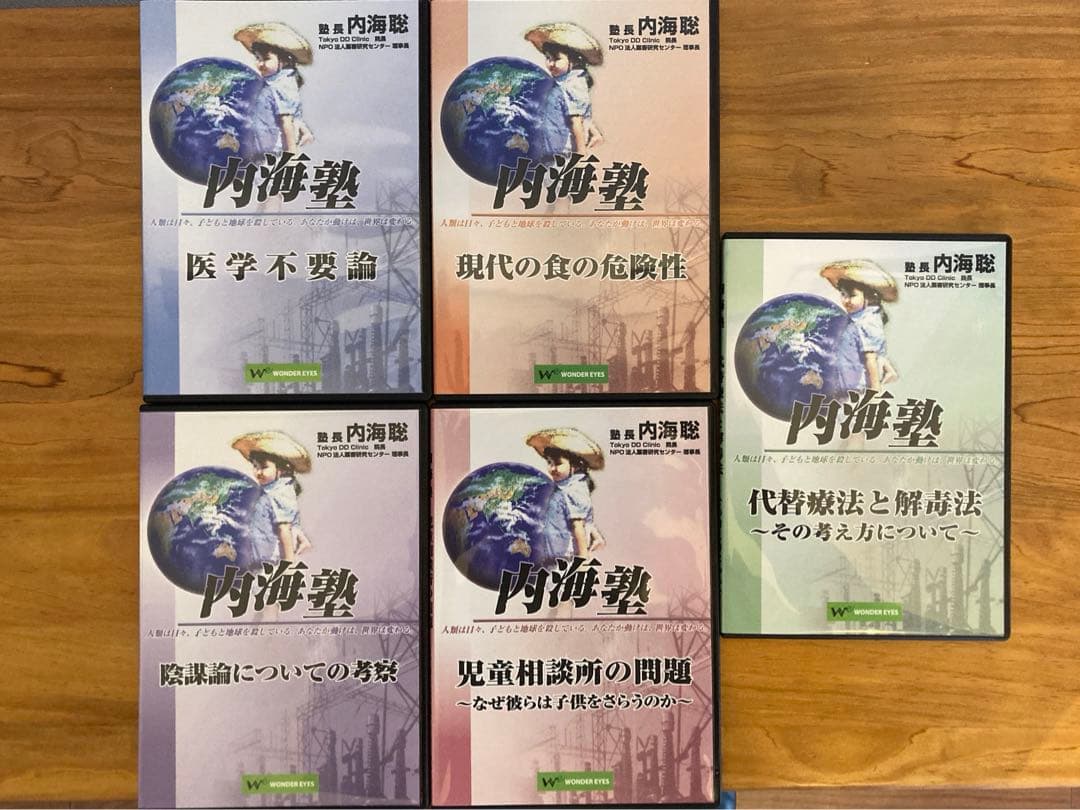 内海聡 内海塾DVD14枚 ワンダーアイズ