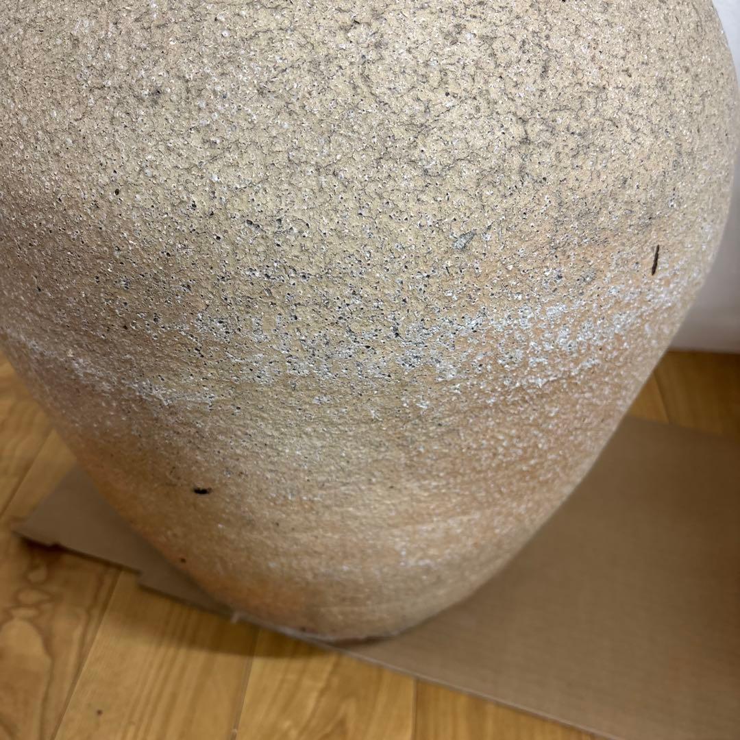 信楽焼 壺 高さ58 cm／和風 陶器 花器