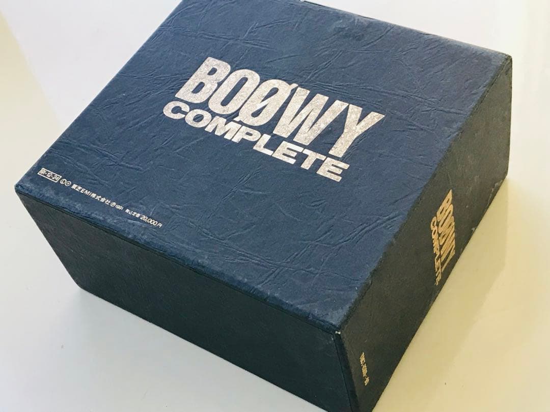 BOØWY COMPLETE CDボックスセット　10万枚限定盤　入手困難！