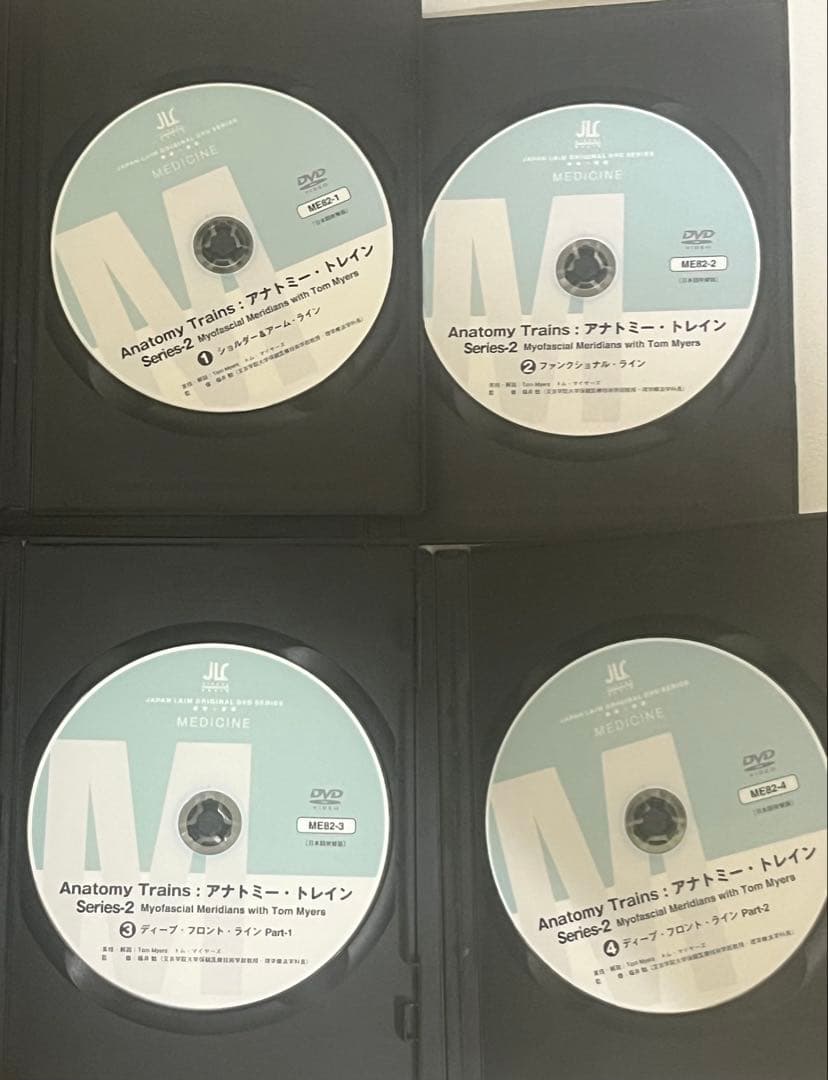DVD Anatomy Trains アナトミートレイン　4本セット