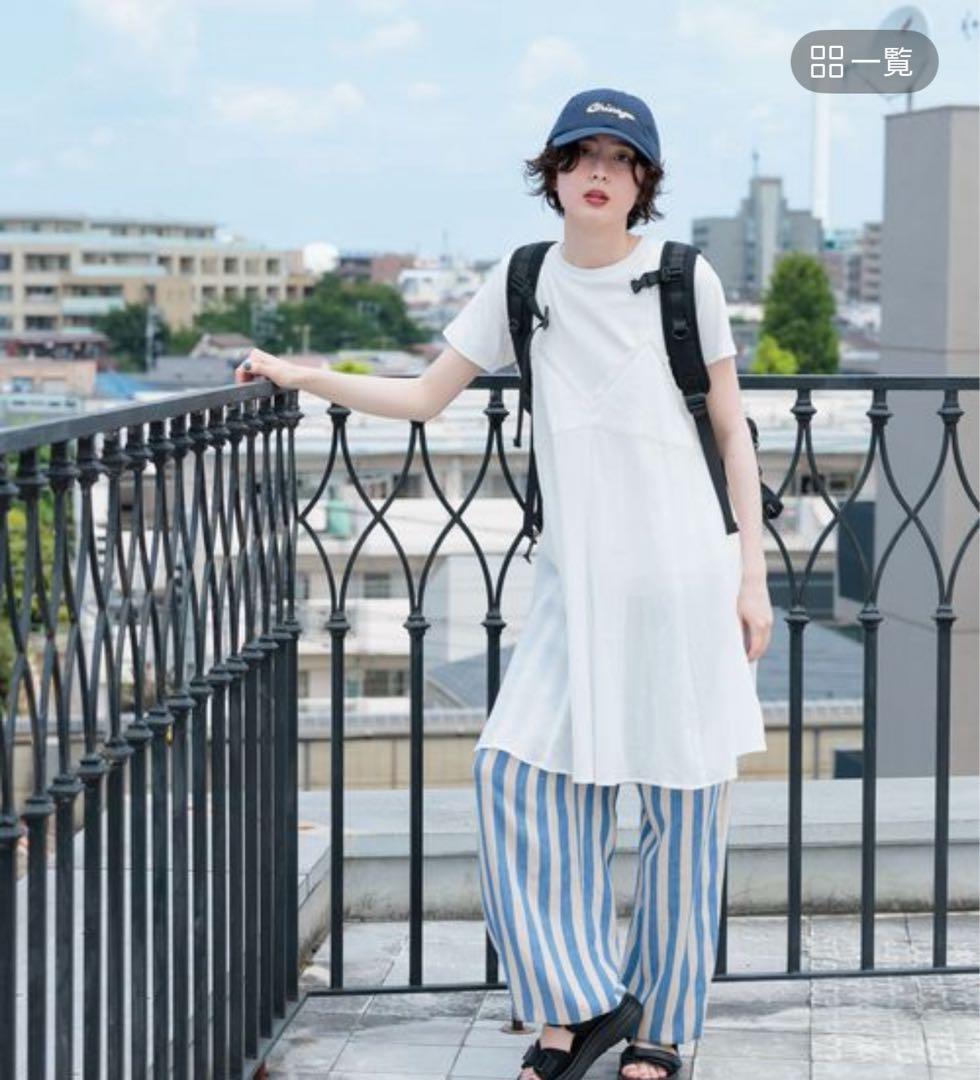 ニコアンド★今季新作★人気完売★ストライプパジャパン