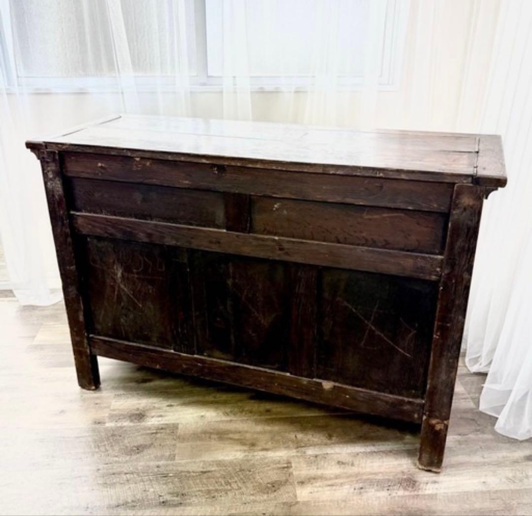 限定値下げ‼︎アンティーク キャビネット 木製彫刻入り西洋　家具