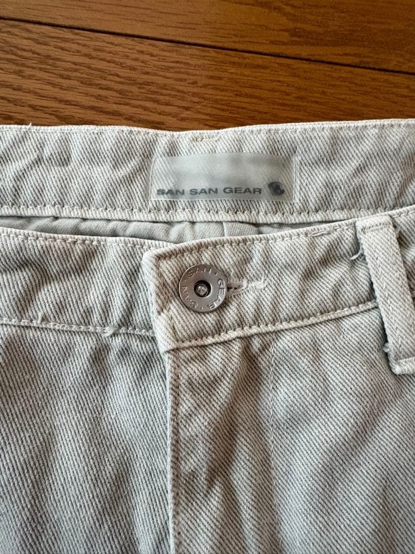 パンツ sansangear cotton wave pants 25aw gray