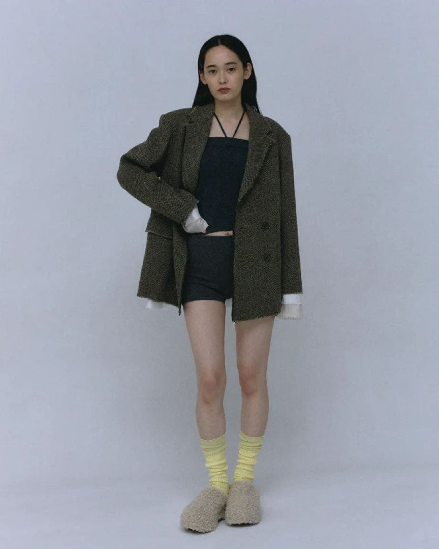 今季完売　jself Harris Tweed Layered Jacket