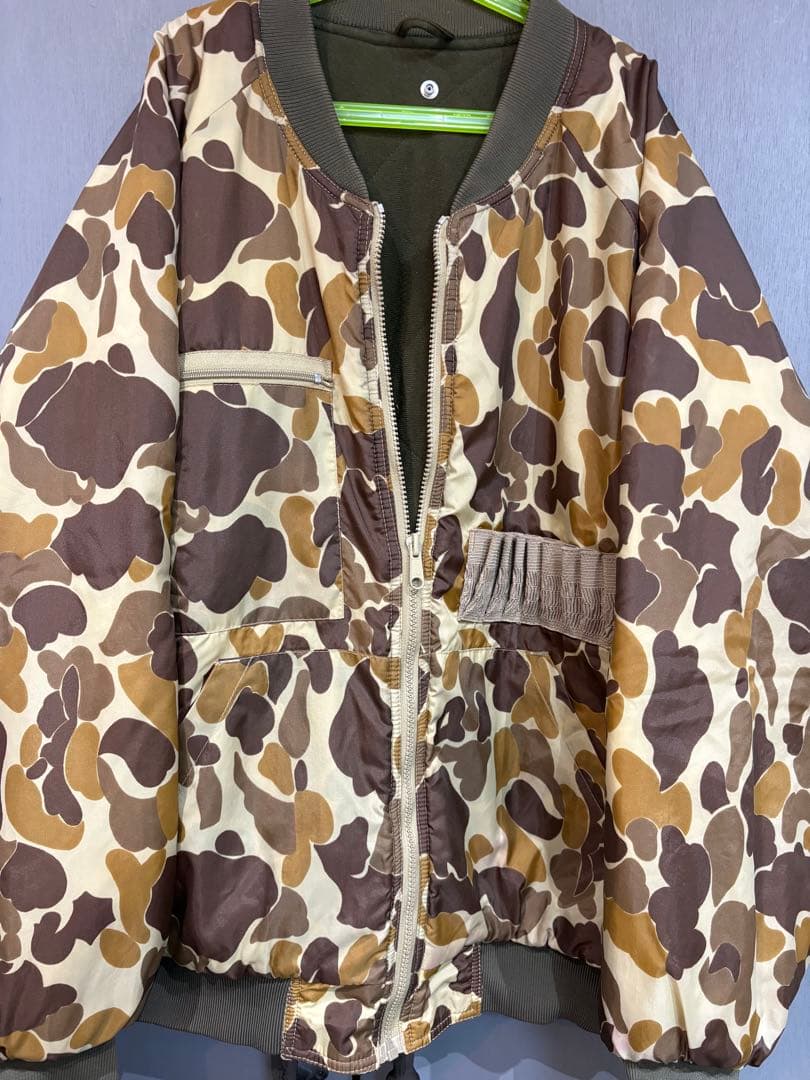 90sOUNT'NPRAREカモフラMA-1ブルゾン/ハンティングリーバイスL