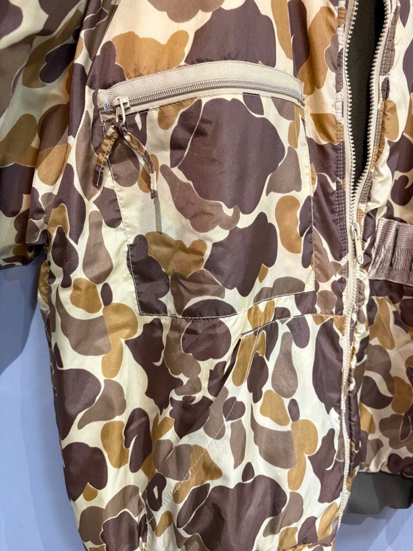 90sOUNT'NPRAREカモフラMA-1ブルゾン/ハンティングリーバイスL