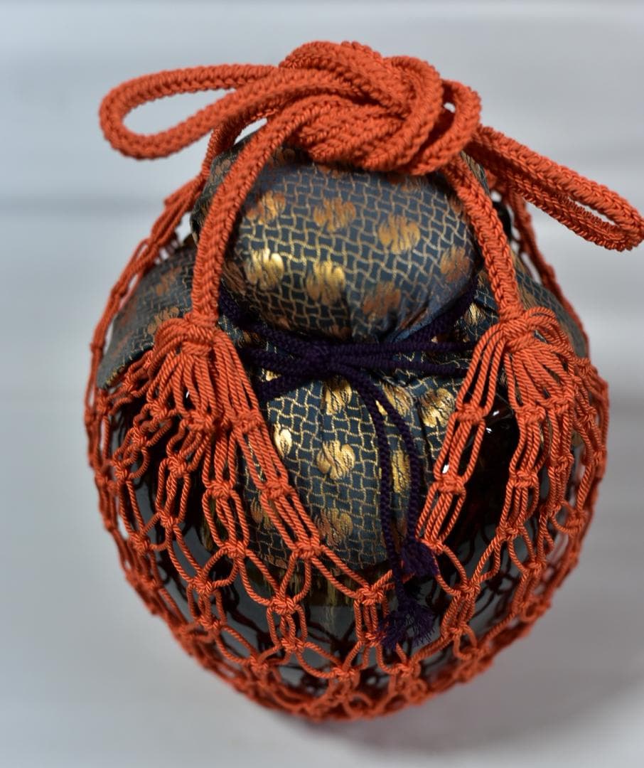 天目釉飾り壺　【極上品】定一作　共箱