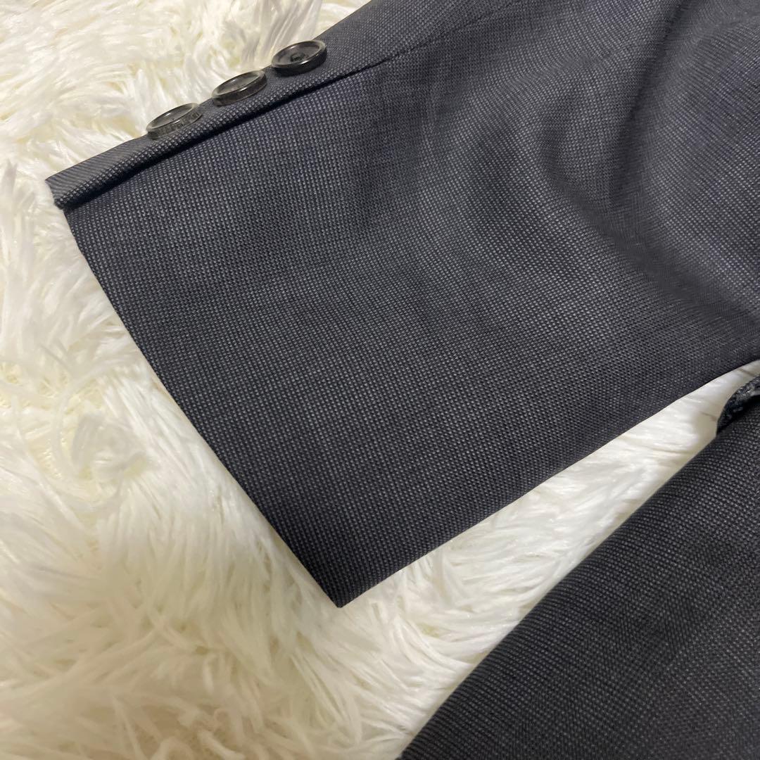 【極美品】J.PRESS ウール100% テーラードジャケット 段返り3Bグレー