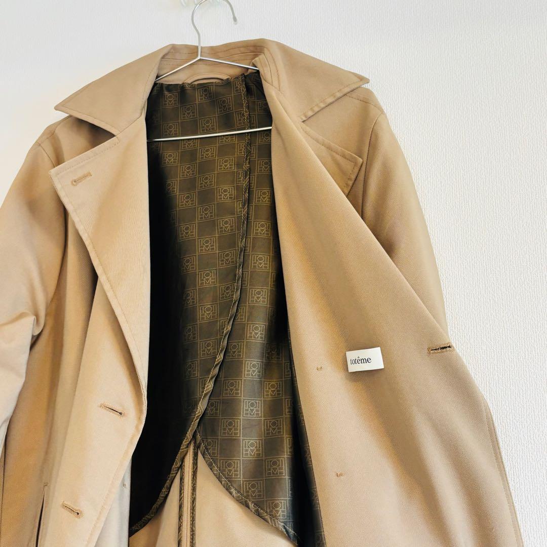 トーテム　toteme ベージュ トレンチコート