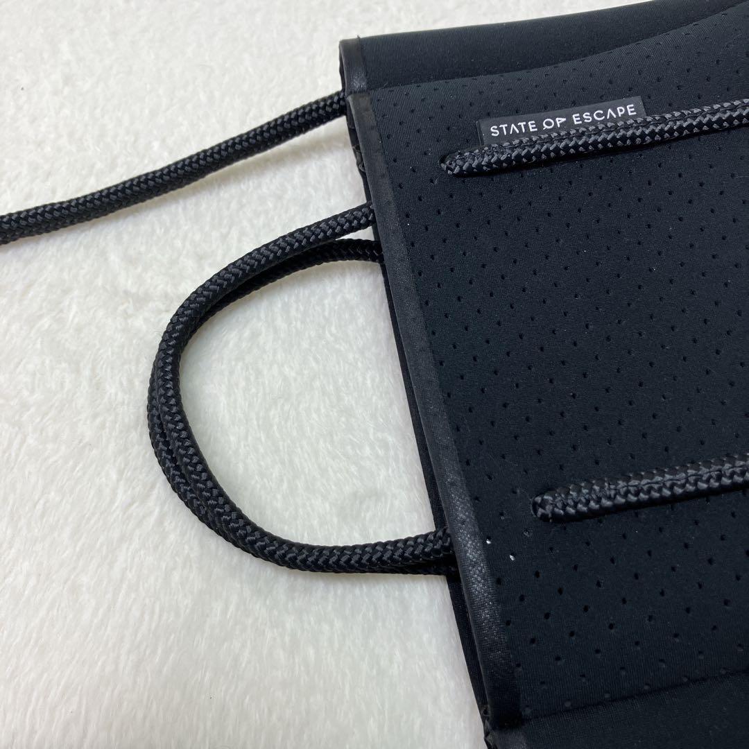 ステイトオブエスケープ ショルダーバッグ マイクロ 2way ブラック　極美品