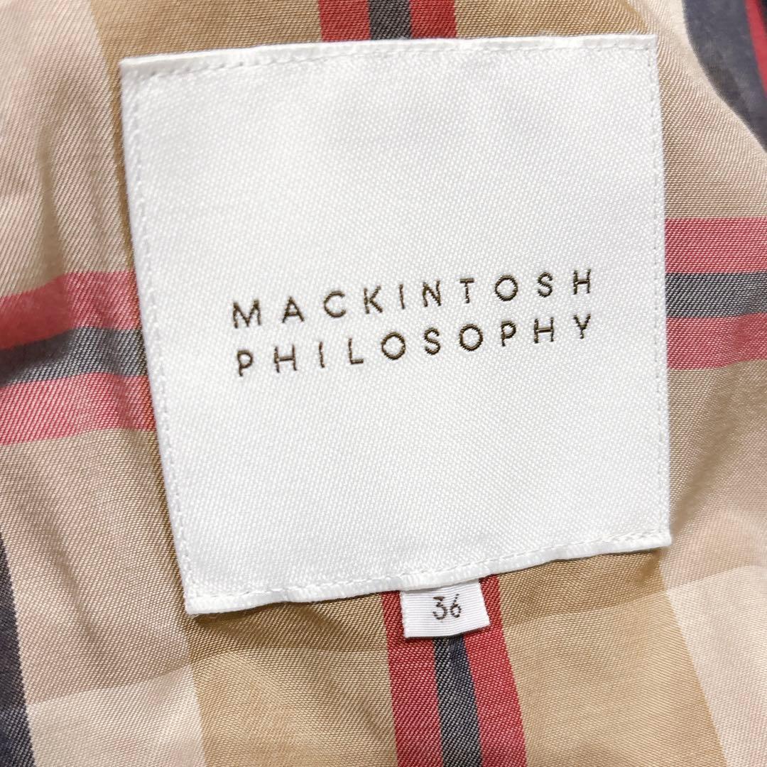 未使用✨　マッキントッシュ　トレンチコート　ベージュ　レディース　36