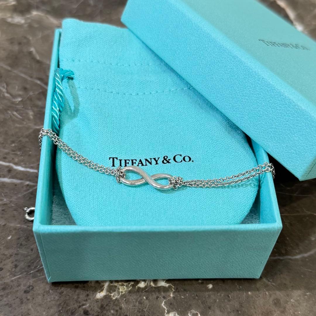 ★ Tiffany & Co.インフィニティ ダブルチェーン ブレスレット★