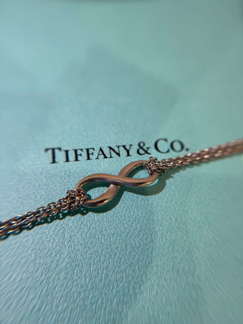★ Tiffany & Co.インフィニティ ダブルチェーン ブレスレット★