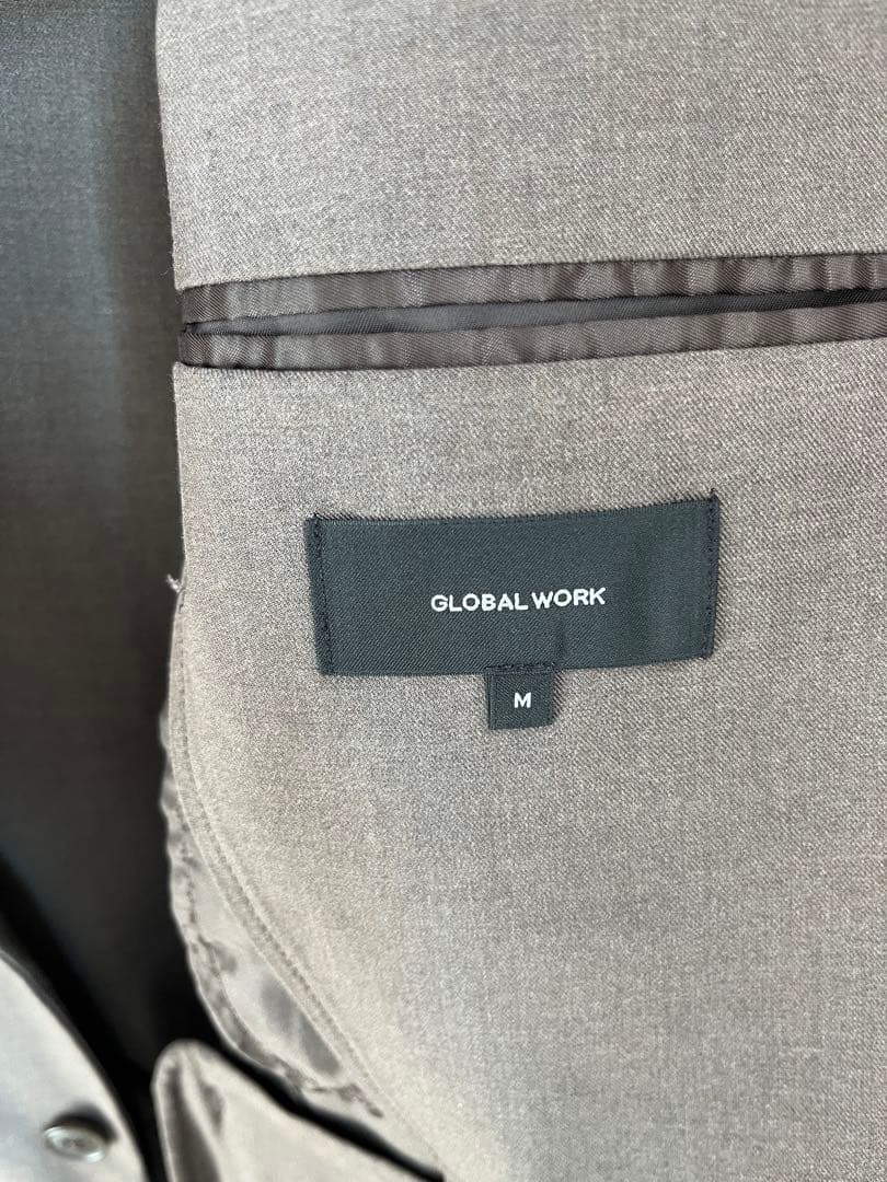 グローバルワーク アーバンジャケット・スラックス セットアップ