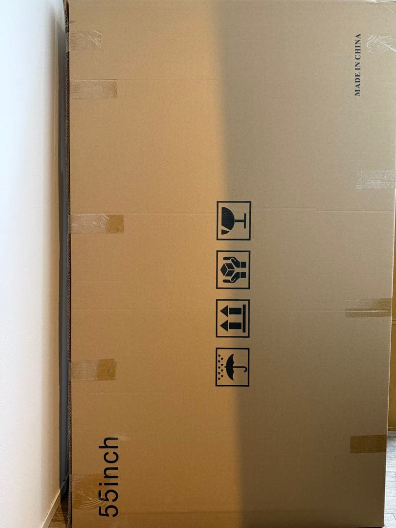 液晶テレビ保護パネル 55インチ テレビカバー 保護プロテクター クリア