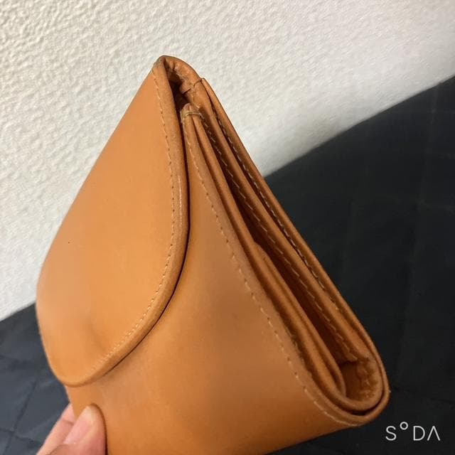 【未使用級】Whitehouse Cox 三つ折り財布 ブラウン（プー140④）