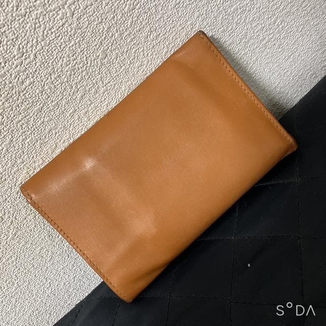 【未使用級】Whitehouse Cox 三つ折り財布 ブラウン（プー140④）