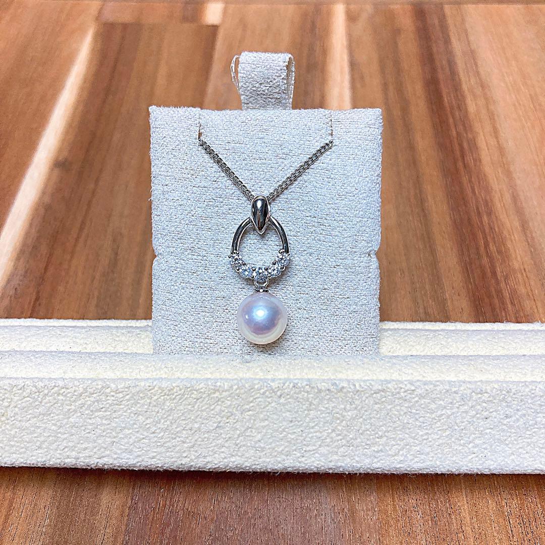 【新品・百貨店商品／総本店】2038天女級アコヤ真珠ペンダントトップ8mm最強珠