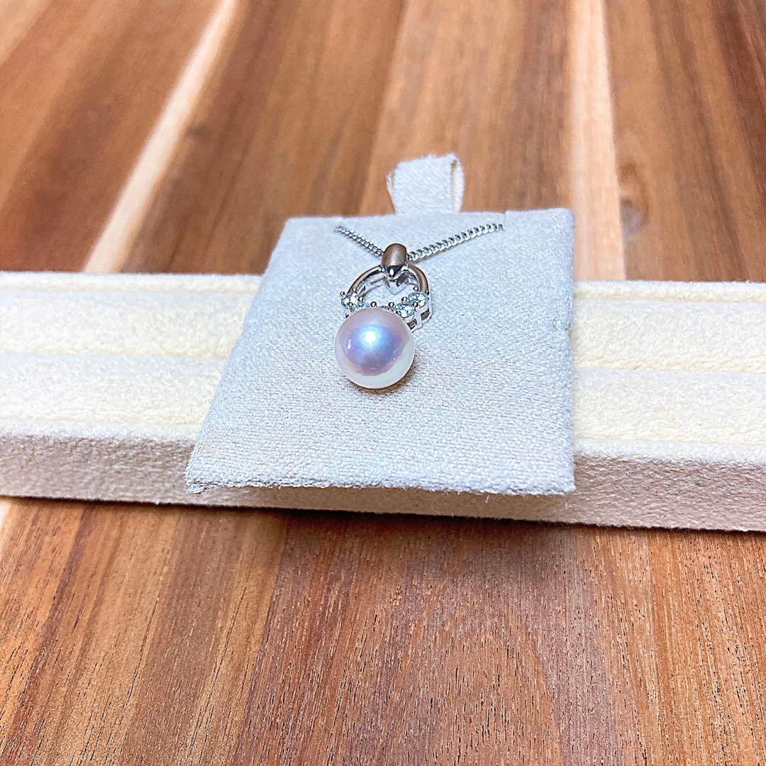 【新品・百貨店商品／総本店】2038天女級アコヤ真珠ペンダントトップ8mm最強珠