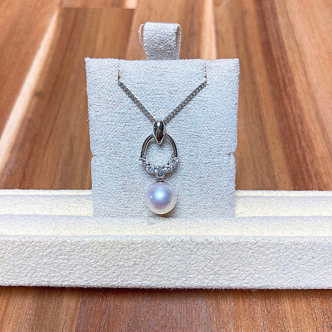 【新品・百貨店商品／総本店】2038天女級アコヤ真珠ペンダントトップ8mm最強珠