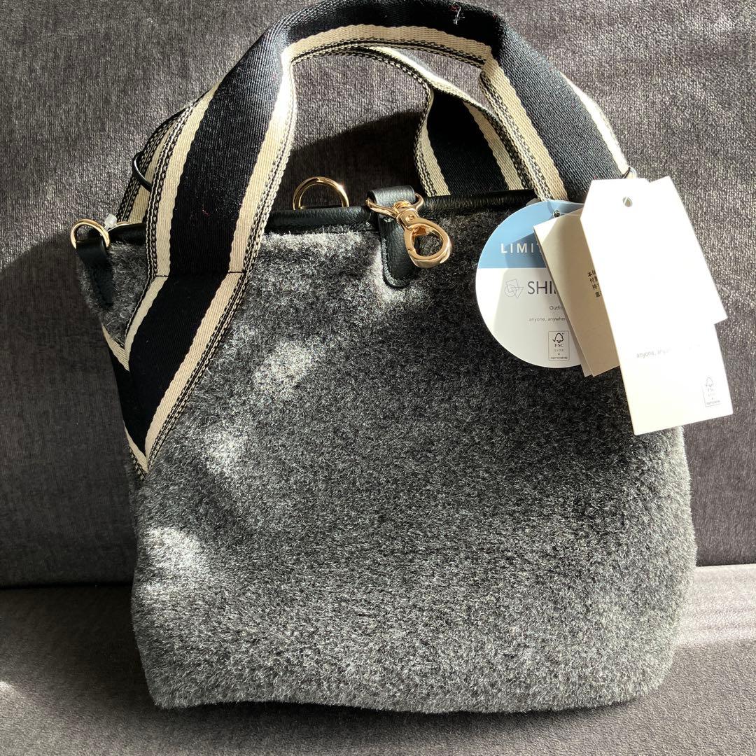 【SHIPS any別注】2WAY リバーシブル ショルダー バッグ