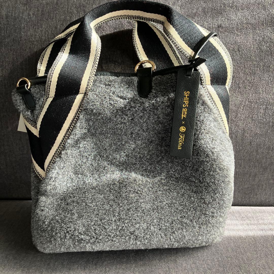 【SHIPS any別注】2WAY リバーシブル ショルダー バッグ