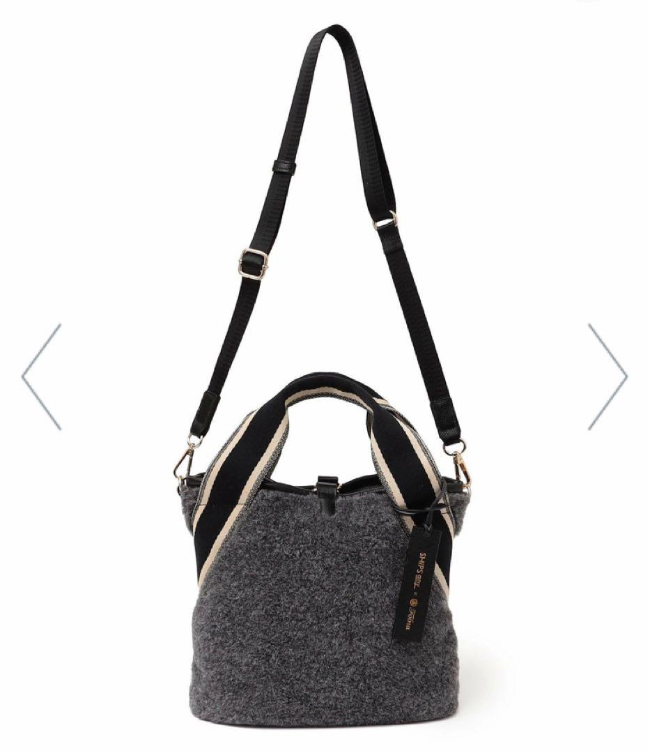 【SHIPS any別注】2WAY リバーシブル ショルダー バッグ