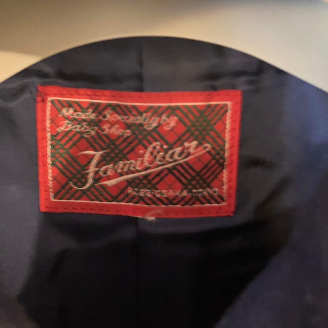 Familiar ファミリア　ネイビー ダブル　ウールコート