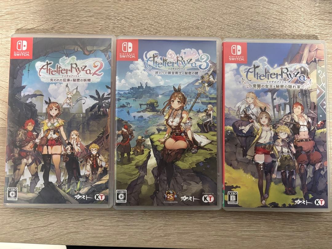 ライザのアトリエ１〜３Nintendo Switch 3本セット