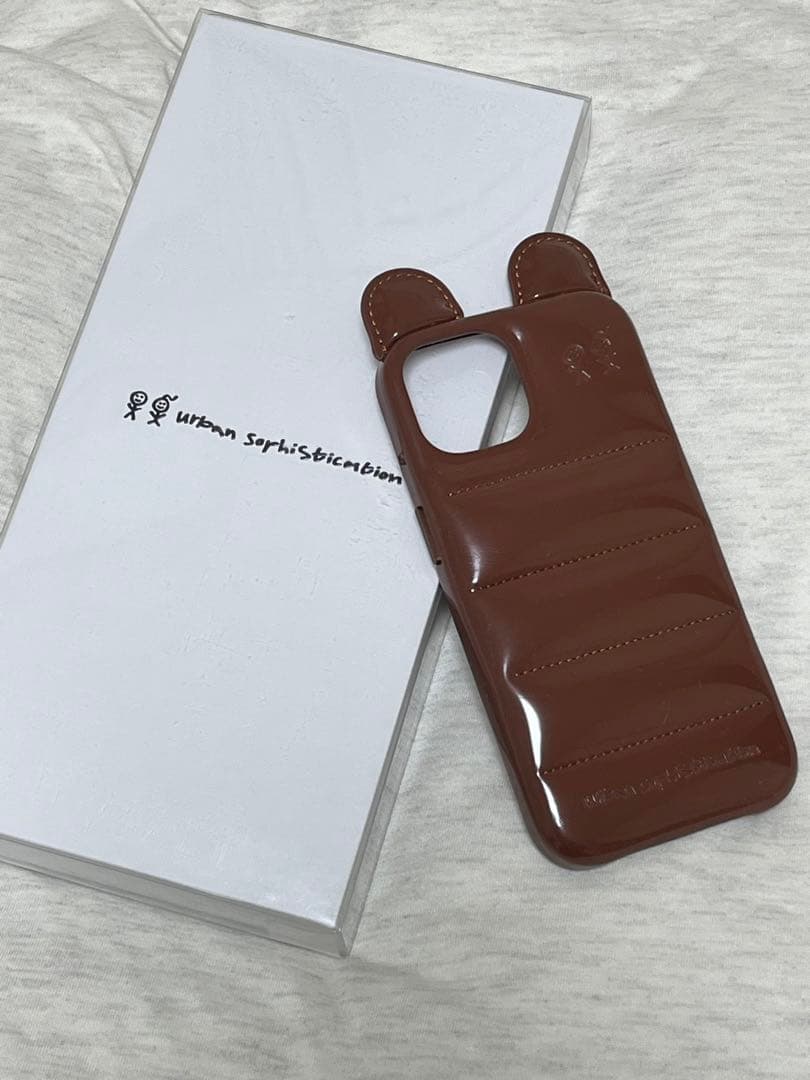 正規品urbansophistication iphone13ケース テディベア