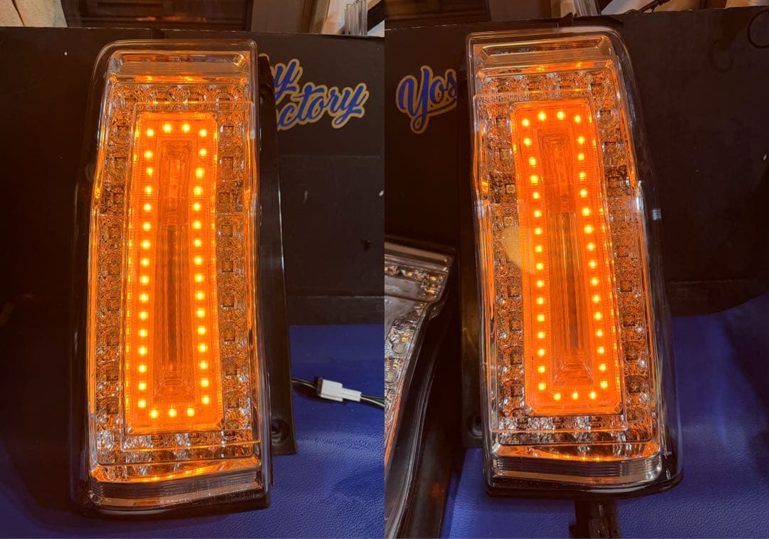 タントカスタム　la600s クリスタルアイ　フルLEDテール左右セット