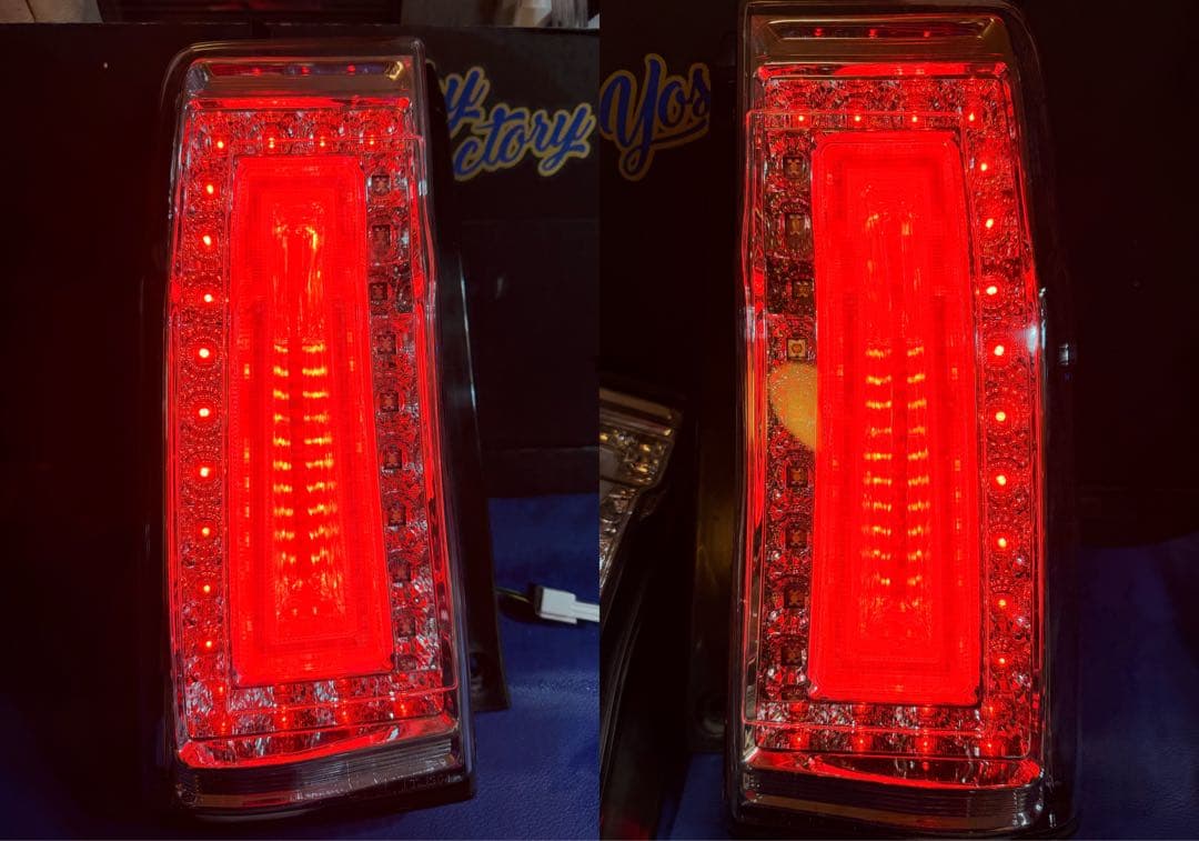 タントカスタム　la600s クリスタルアイ　フルLEDテール左右セット