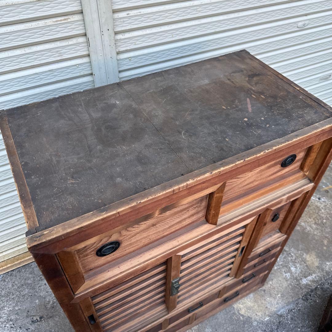 ヴィンテージ　和ダンス　収納に！食器棚に！