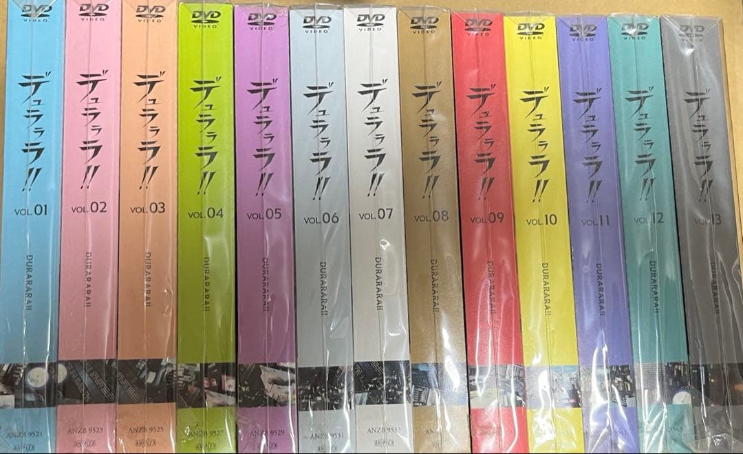 デュラララ DVD 全巻 セット 完全生産限定版 全13巻　未開封