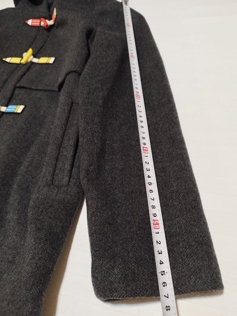 美品　ステラマッカートニー　ダッフルコート　グレー　14y 150 160