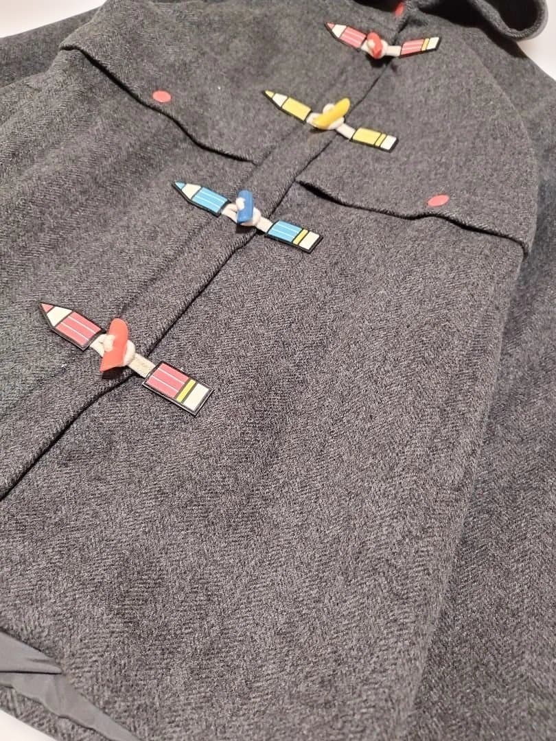 美品　ステラマッカートニー　ダッフルコート　グレー　14y 150 160