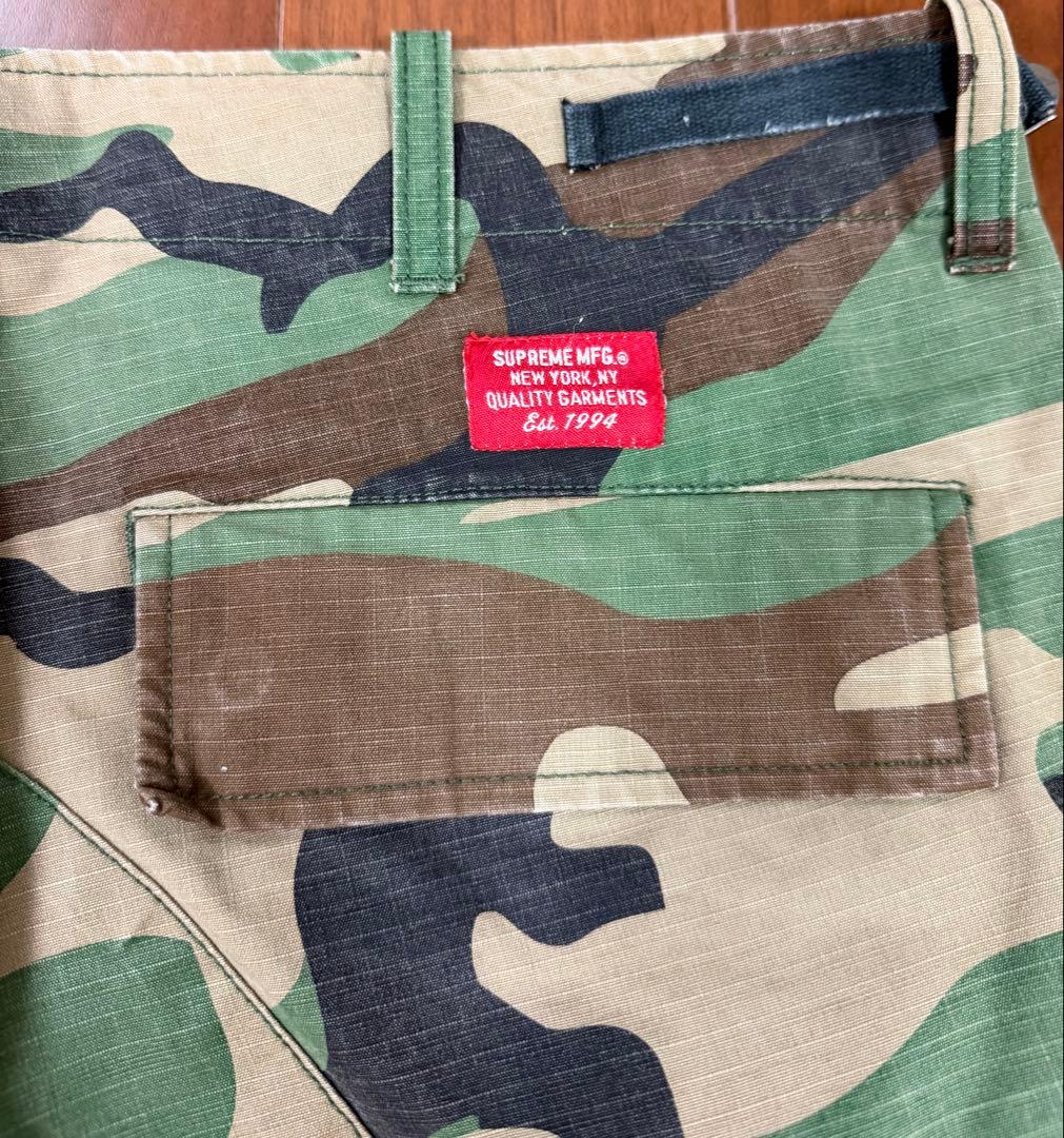 パンツ Supreme camo cargo pants 34