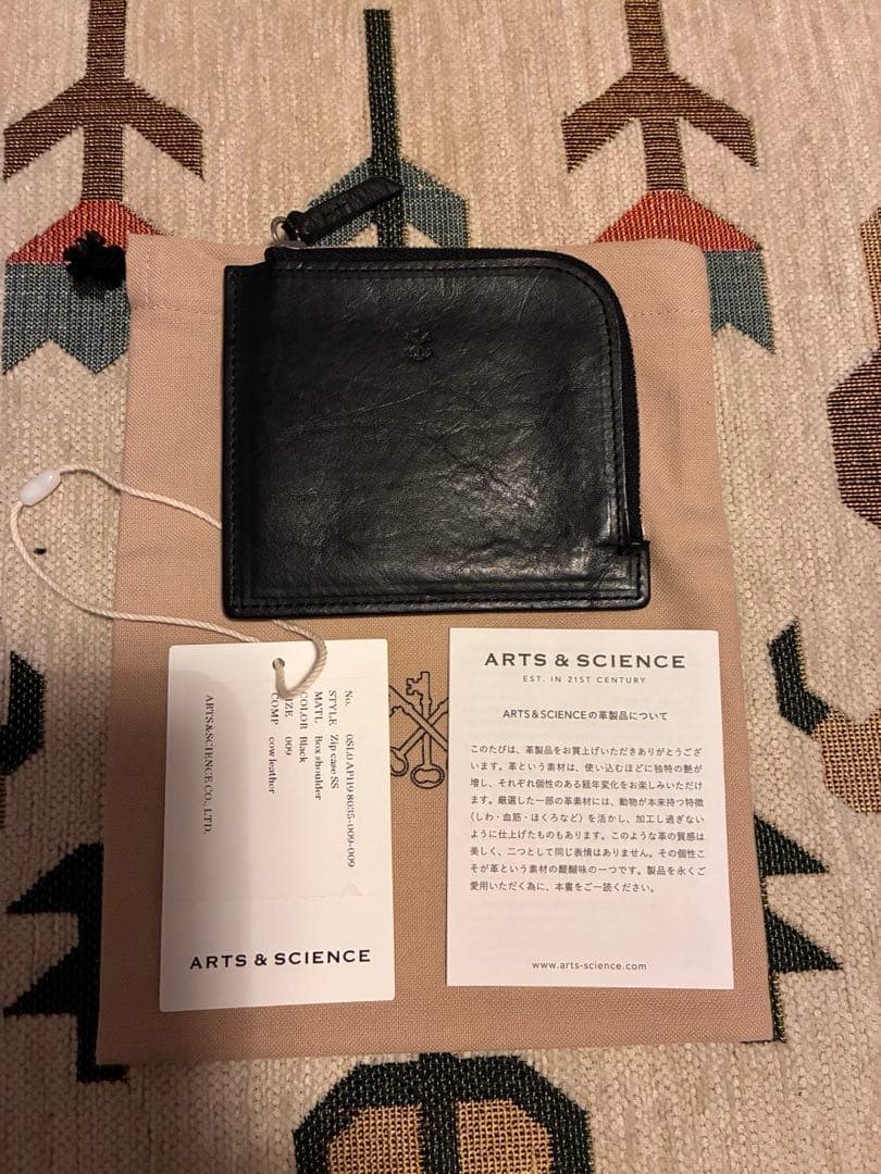 ARTS&SCIENCE zip case SS ブラック