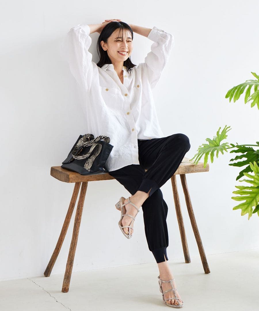 ほぼ新品＊【現在販売中】BARNYARDSTORMダブルクロスジョガーパンツ黒ⅰ