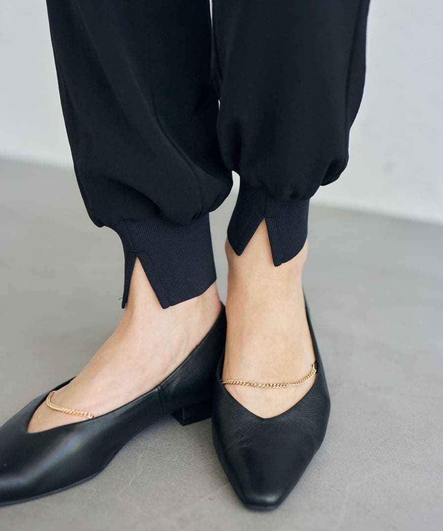 ほぼ新品＊【現在販売中】BARNYARDSTORMダブルクロスジョガーパンツ黒ⅰ