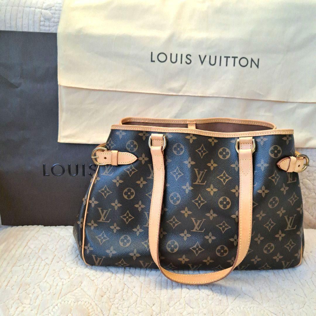 【ルイヴィトン★ モノグラム】トートバッグ バティニョール オリゾンタル 袋付き