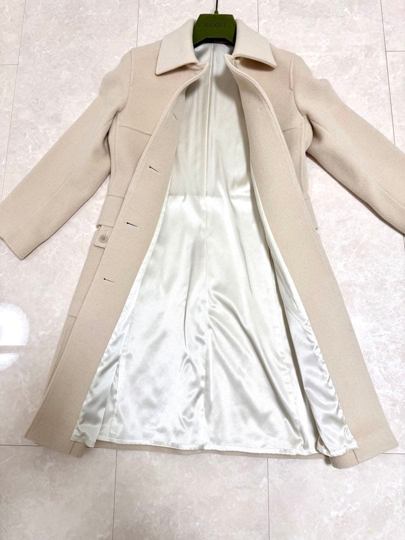 【極美品】セオリーアイボリー コート