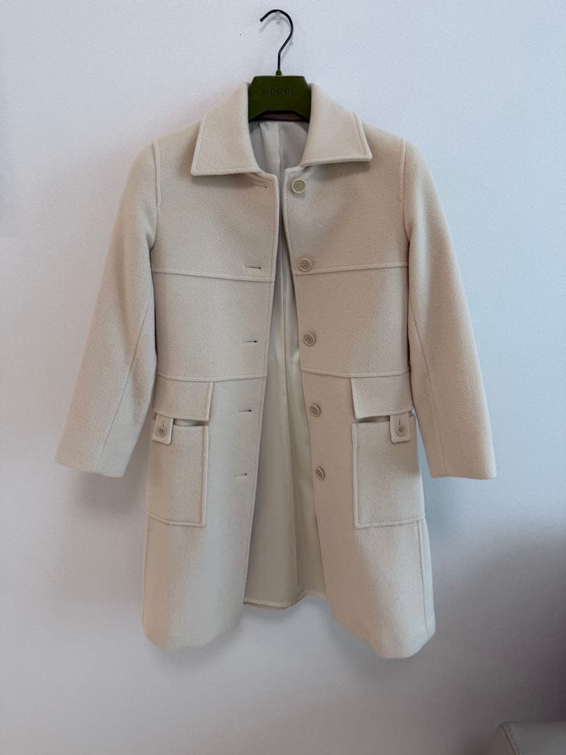 【極美品】セオリーアイボリー コート