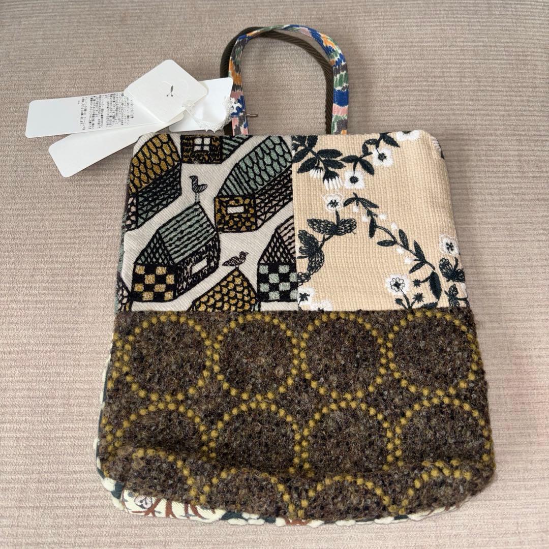 新品タグ付 ミナペルホネン ピース トーストバッグ pollot トートバッグ