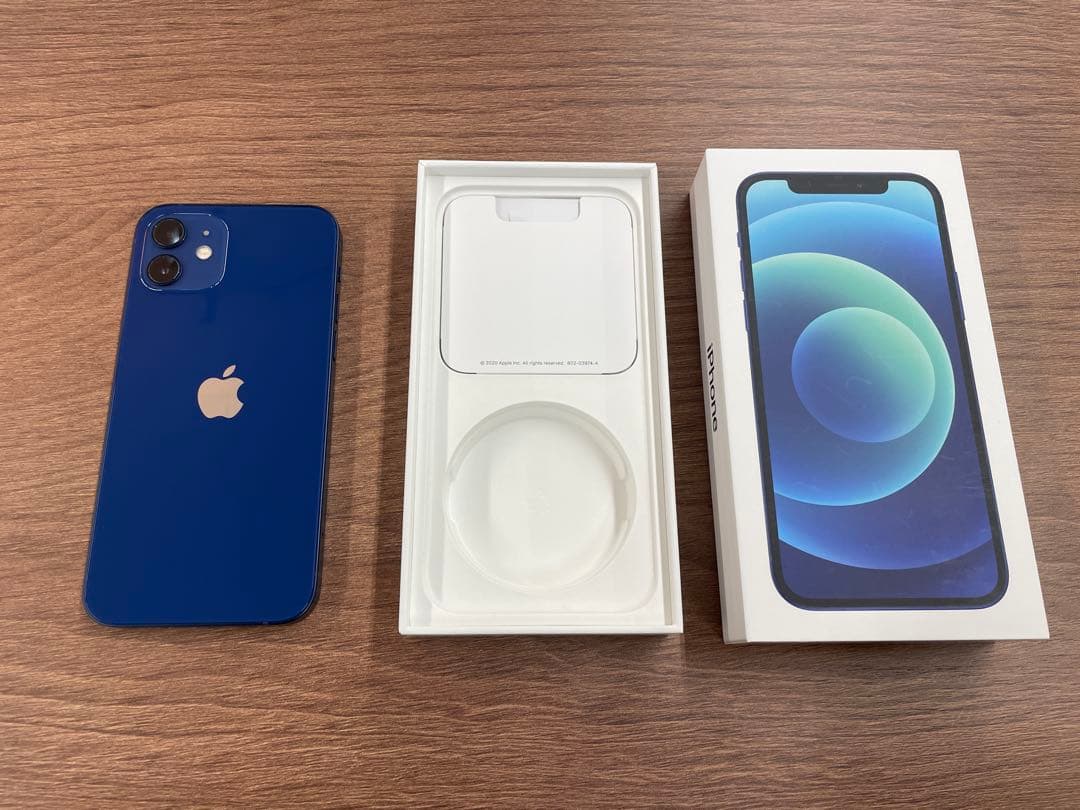【美品】iPhone12 ブルー 128GB【SIMフリー】