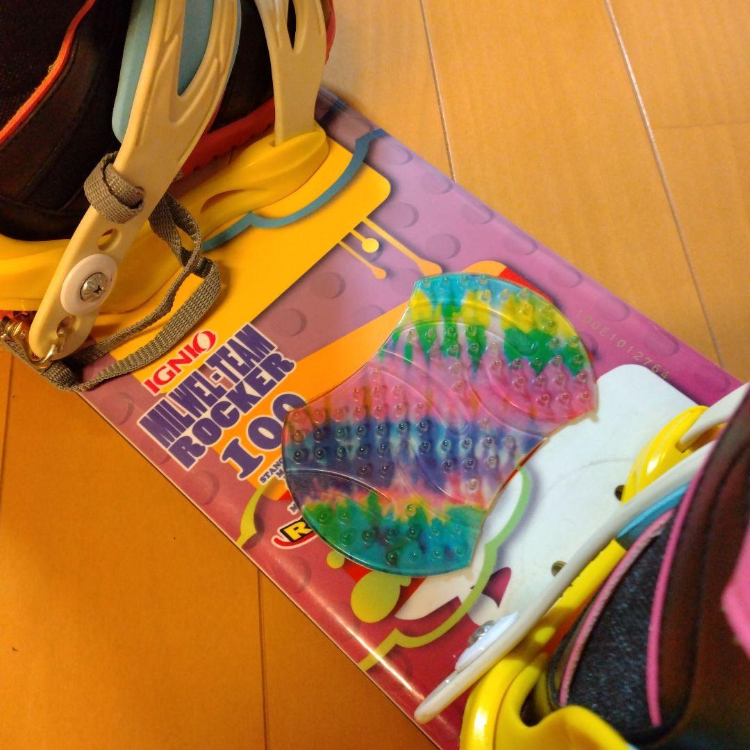 ✨️IGNIO MILWEL-TEAM 100cm スノーボード 3点セット