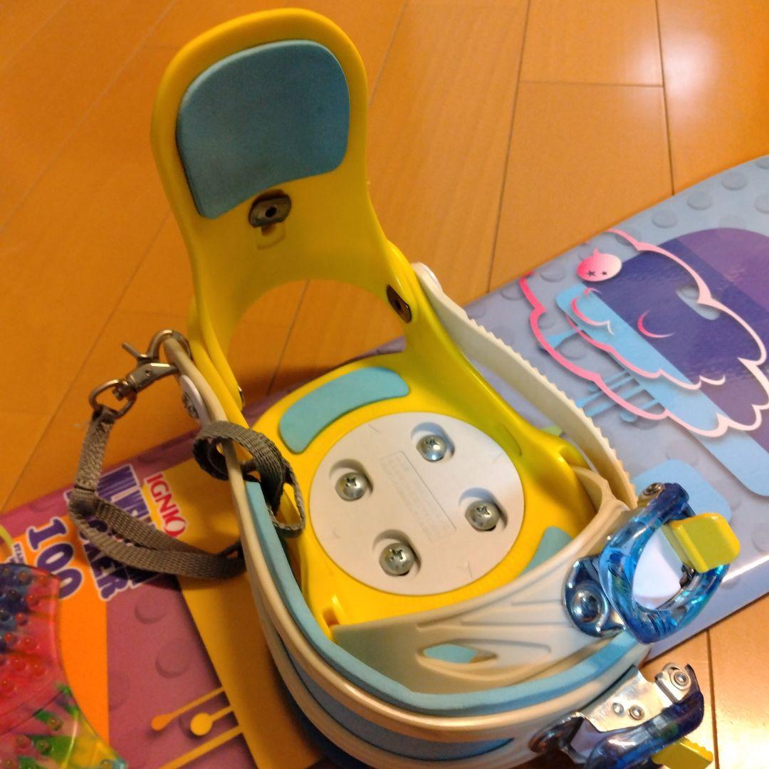 ✨️IGNIO MILWEL-TEAM 100cm スノーボード 3点セット