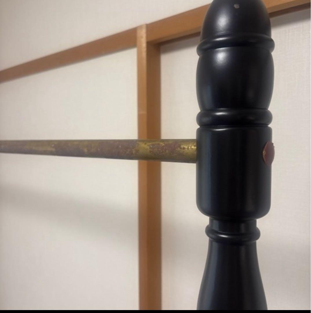 クラシックスタイル 木製衣桁 ブラック