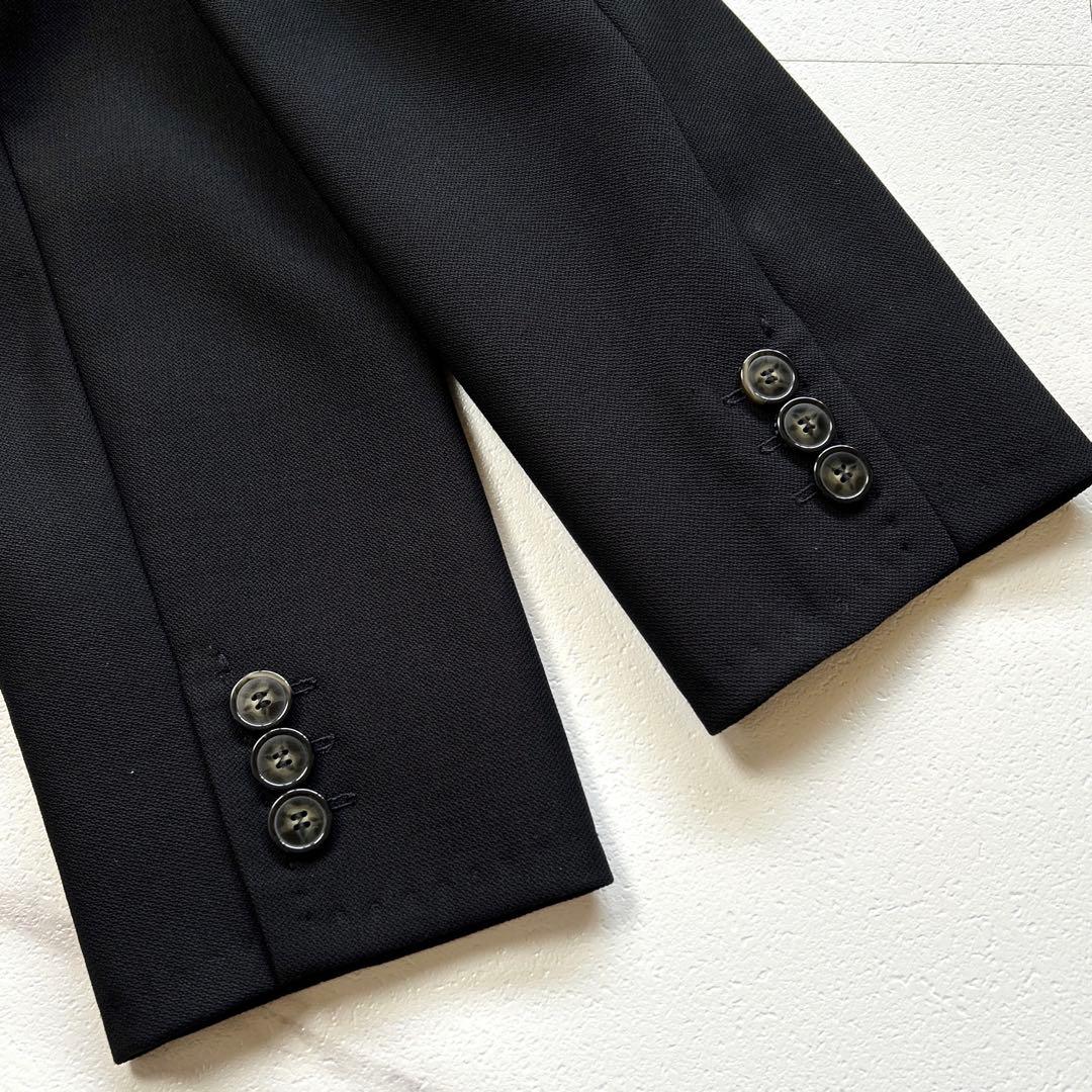美品 ヴァージンウール セットアップ スーツ 黒 9号相当 MaxMara